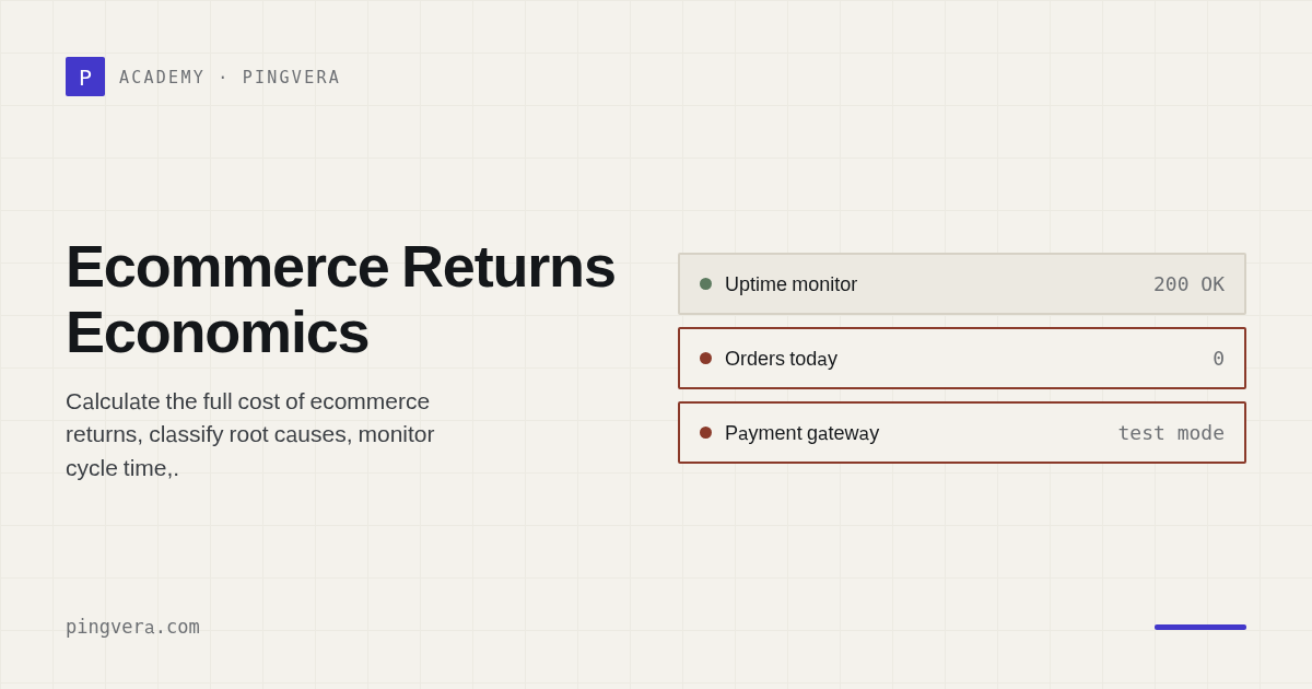 Ecommerce Returns Economics: Measure the Full Cost and Fix Causes