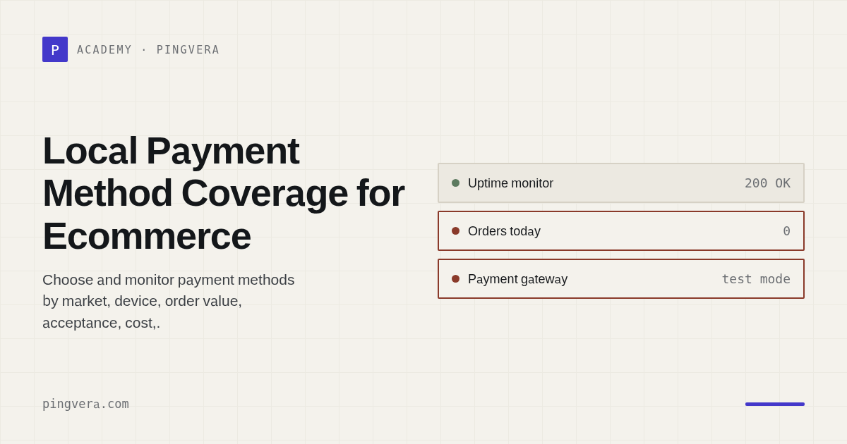 Local Payment Method Coverage: Improve Conversion Without Losing Control