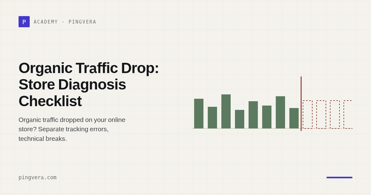 Organic Traffic Drop on Your Online Store: A Diagnosis Checklist Before Black Friday