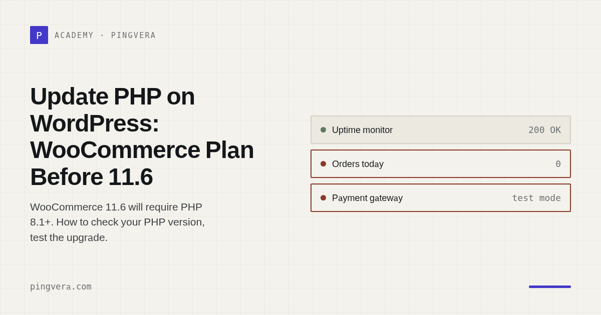 Update PHP on WordPress: A WooCommerce Store Plan Before PHP 8.1 Becomes Required